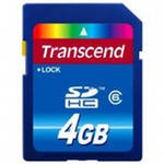 Transcend Secure Digital 4Gb Class 6 [SDHC]