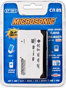 Microsonic Reader 45-in-1 CR81 () (SDHC,MMC,SD,MS,xD,miniSD,microSD,M2,MMCmobile  16)