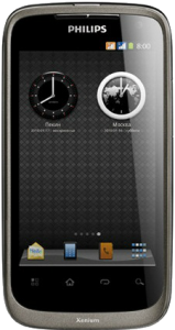 Philips Xenium W632 Black/Grey