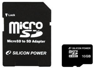 Silicon Power Micro Secure Digital 16 Gb SDHC Class 2 + adapter