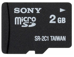 Sony Micro Secure Digital 02 Gb