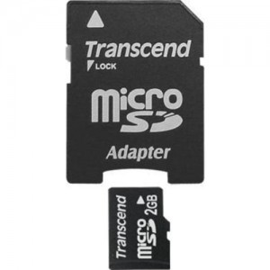 Transcend Micro Secure Digital 02 Gb + adapter