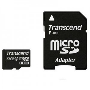 Transcend Micro Secure Digital 32 Gb SDHC Class 2 + adapter