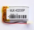 Литий-полимерный аккумулятор 3.7 V 230 mAh с контроллером (35x20x4 мм)