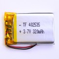 Литий-полимерный аккумулятор 3.7 V 320 mAh с контроллером (35x25x4 мм)