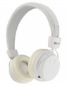 Наушники Bluetooth BeeWi BBH120 + аудиокабель (jack3,5) White