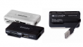 Ультракомпактный картридер USB 2.0 GINZZU® GR-417UW (белый)