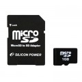 Silicon Power Micro Secure Digital 01 Gb + adapter